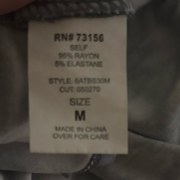 Athleta Ikat Tie Dye Dress Gray Black Size Medium - Picture 5 of 7